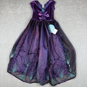 Little Adventures Purple Ice Princess Dress Girls 5-7 Yrs New